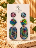 Trio of Studs, a little different, a little bold. Completely Unique