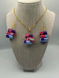 Book Lover’s Blooms Necklace &amp; Earring Set