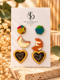 Trio of Studs - A Little Bold - A Lot Unique!