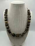 Earthbound Marble Necklace – Polymer Clay &amp; Gold Accents