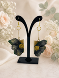 Golden Bloom Statement Earrings