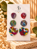 Trio of Studs, a little different. A little bold. Completely unique.